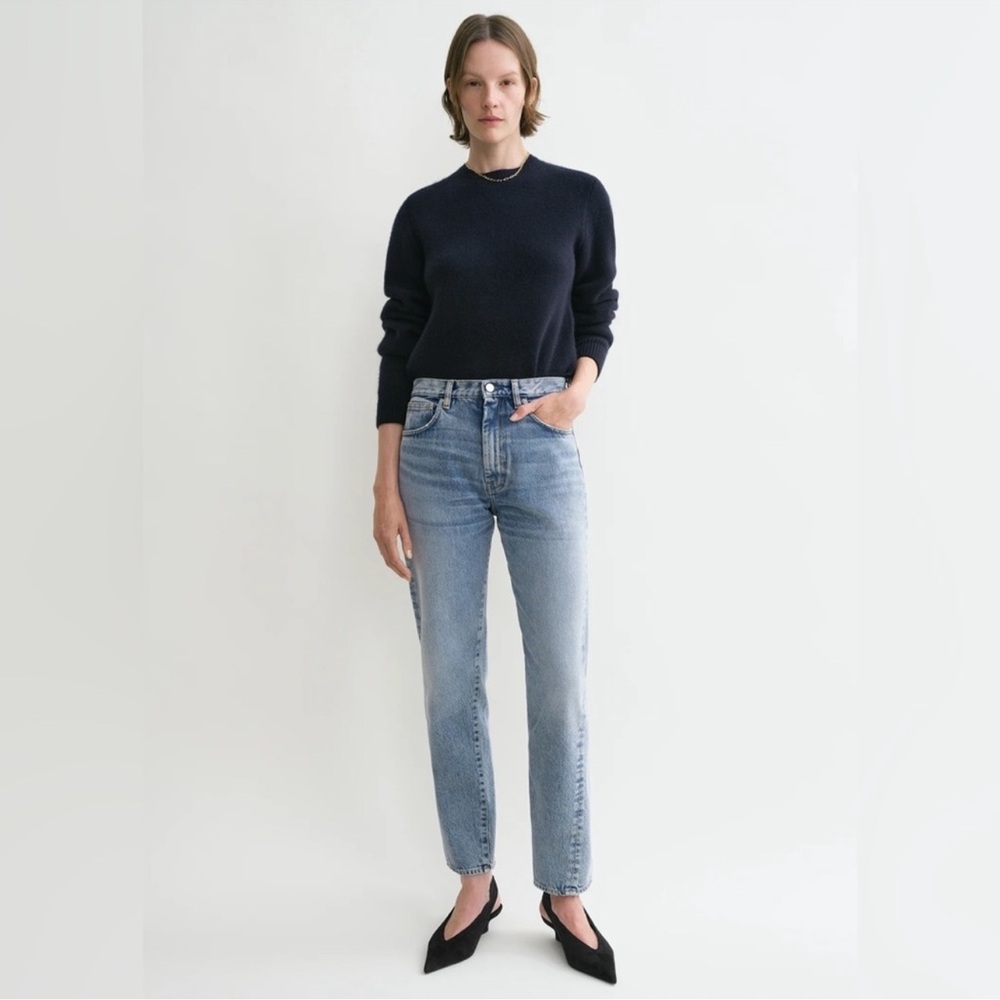 Toteme Blue straight vintage wash Jeans